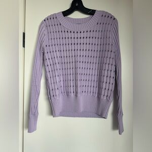 Club Monaco Lilac Crew Neck Sweater